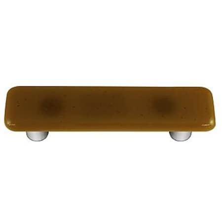 Palacedesigns Light Bronze Rectangle Glass Cabinet Pull - Aluminum Post PA706452